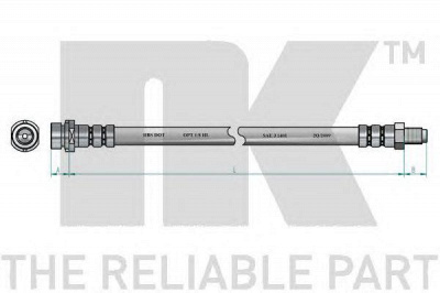 NK 853327 -  Тормозной шланг