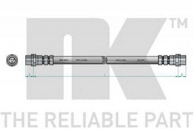 NK 853329 -  Тормозной шланг