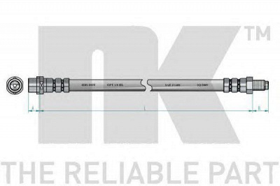 NK 853330 -  Тормозной шланг