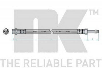 NK 853350 -  Тормозной шланг