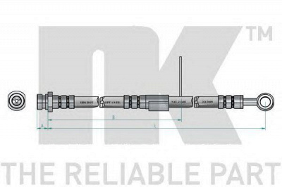 NK 853412 -  Тормозной шланг