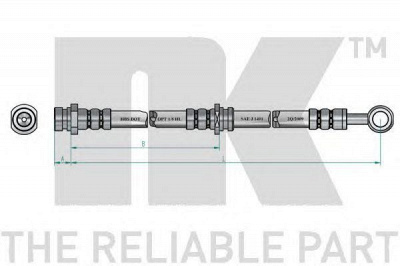 NK 853470 - Тормозной шланг