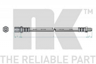 NK 853627 -  Тормозной шланг