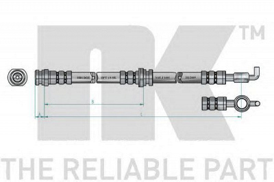 NK 853639 -  Тормозной шланг