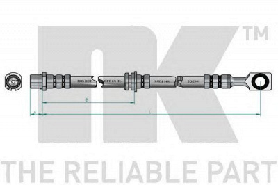 NK 853664 -  Тормозной шланг
