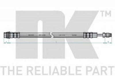 NK 854114 -  Тормозной шланг