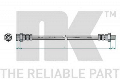 NK 854115 - Тормозной шланг