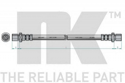 NK 854403 - Тормозной шланг