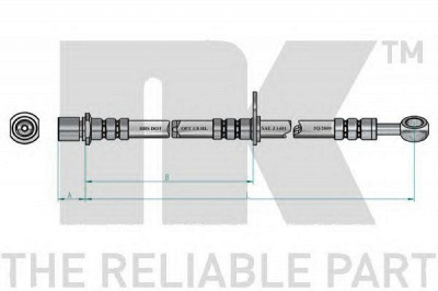 NK 854413 -  Тормозной шланг