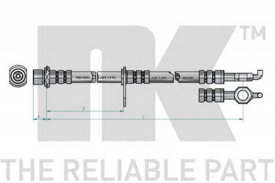 NK 8545114 - Тормозной шланг