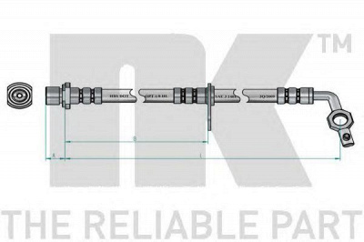 NK 8545130 -  Тормозной шланг