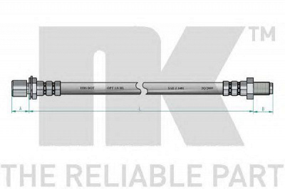 NK 854560 - Тормозной шланг