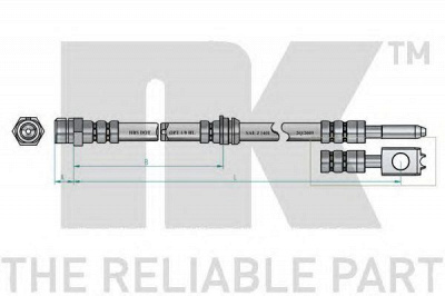 NK 8547102 -  Тормозной шланг