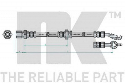 NK 855021 -  Тормозной шланг