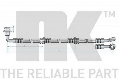 NK 855209 - Тормозной шланг