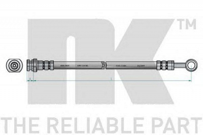 NK 855223 -  Тормозной шланг