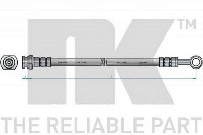 NK 855229 -  Тормозной шланг