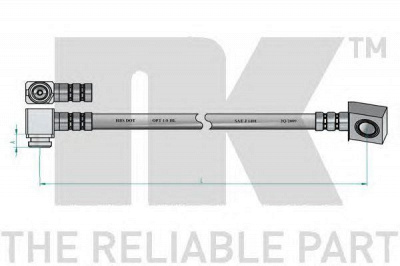 NK 859301 -  Тормозной шланг