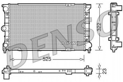 NPS drm32031 -  Радиатор, охлаждение двигателя