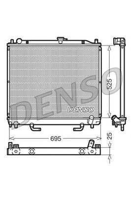 NPS drm45015 -  Радиатор, охлаждение двигателя
