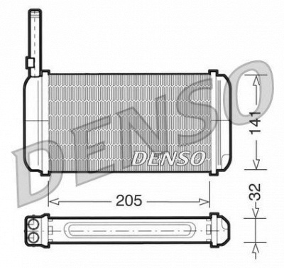 NPS drr10002 -  Теплообменник, отопление салона