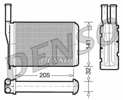 NPS drr23010 -  Теплообменник, отопление салона