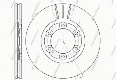 NPS k330a21 -  Тормозной диск