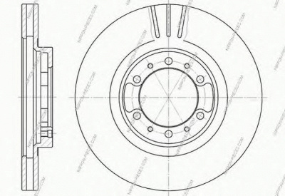 NPS m330i41 -  Тормозной диск