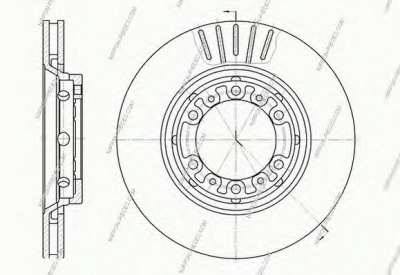 NPS m330i66 -  Тормозной диск