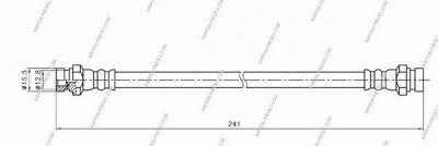 NPS m370i09 -  Тормозной шланг