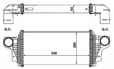 NRF 30370 -  Интеркулер