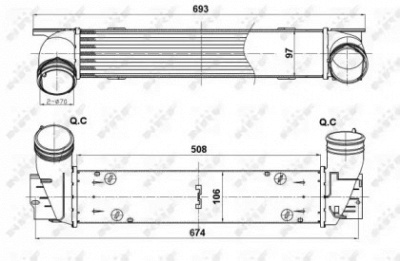 NRF 30385 -  Интеркулер