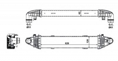 NRF 30506 -  Интеркулер