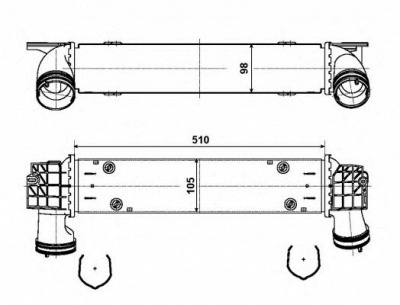 NRF 30907a -  Интеркулер