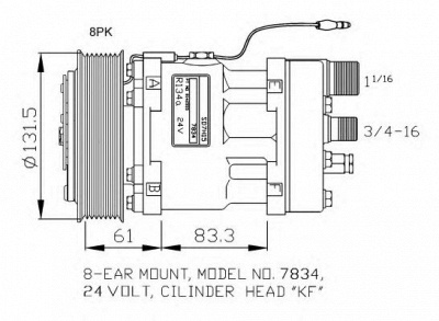 NRF 32073g -  Компрессор, кондиционер