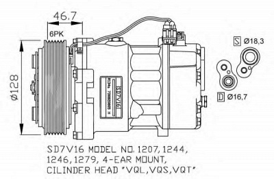 NRF 32168g -  Компрессор, кондиционер