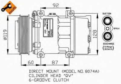 NRF 32170g -  Компрессор, кондиционер