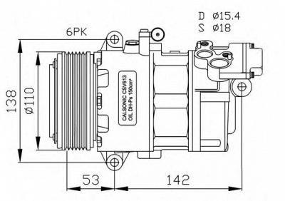 NRF 32184g -  Компрессор, кондиционер