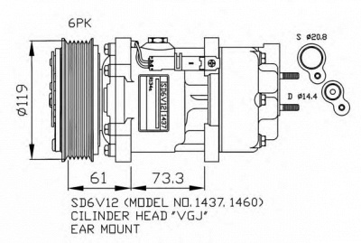 NRF 32217g -  Компрессор, кондиционер