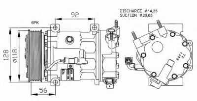 NRF 32240g -  Компрессор, кондиционер