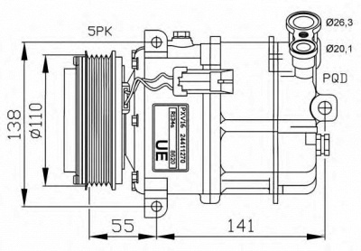NRF 32312g -  Компрессор, кондиционер