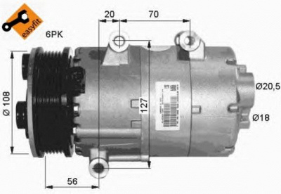 NRF 32403g -  Компрессор, кондиционер