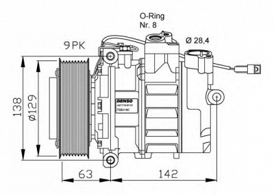 NRF 32413g -  Компрессор, кондиционер