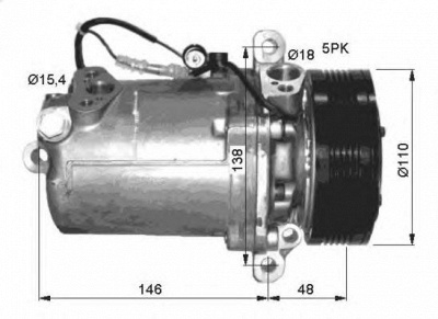 NRF 32414g -  Компрессор, кондиционер