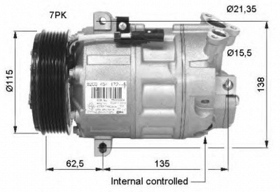 NRF 32425g -  Компрессор, кондиционер