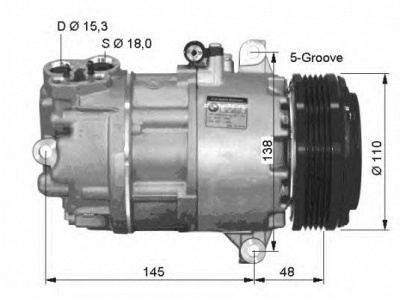 NRF 32434g -  Компрессор, кондиционер