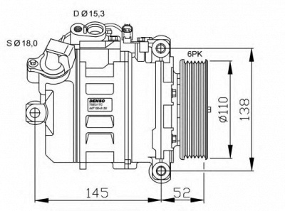 NRF 32435g -  Компрессор, кондиционер