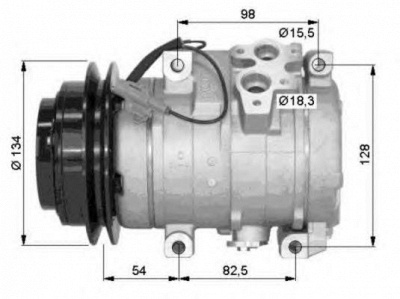 NRF 32458g -  Компрессор, кондиционер