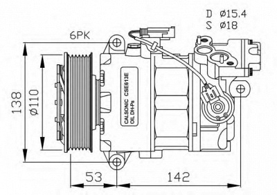NRF 32463g -  Компрессор, кондиционер