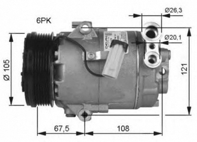 NRF 32480g -  Компрессор, кондиционер